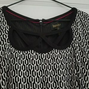 Black and White print dress